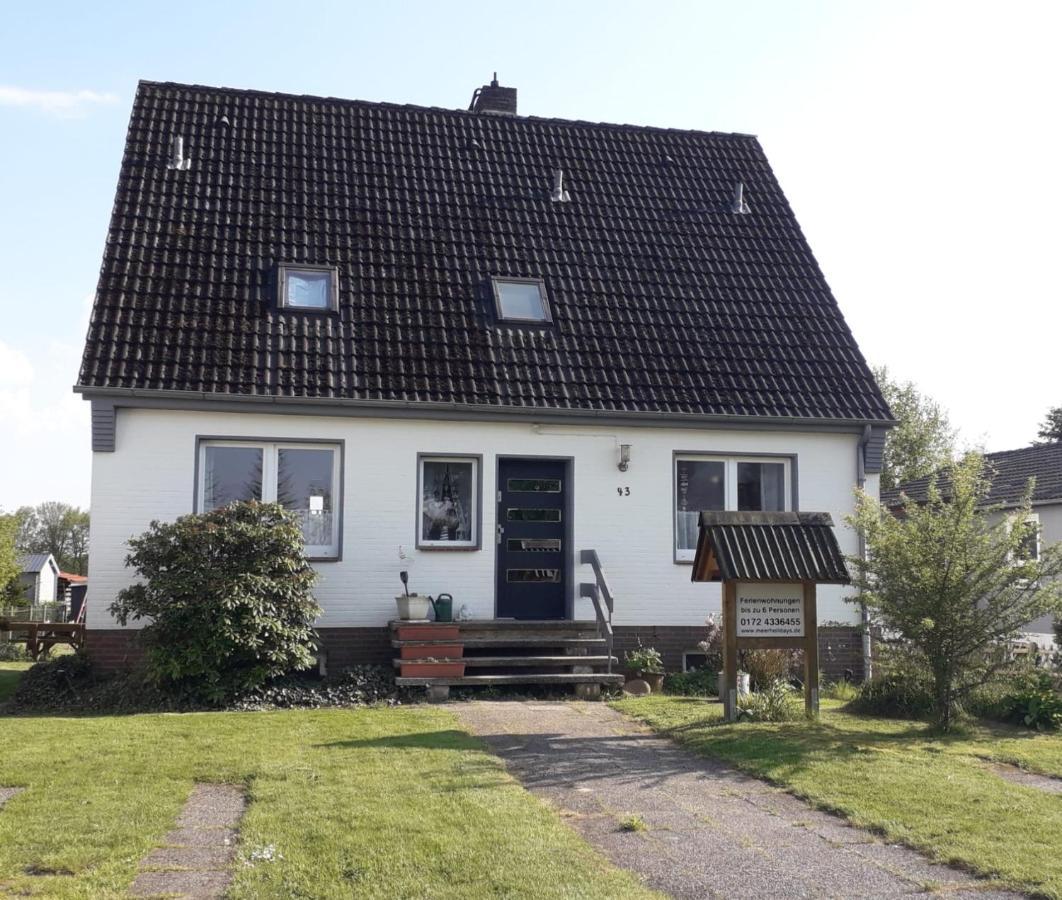 Ferienwohnung Luisa Im Haus Maarten Cuxhaven Esterno foto